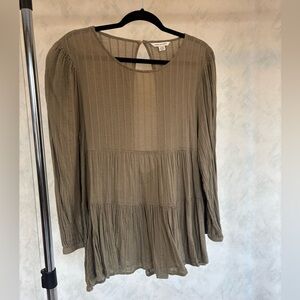 American Eagle Outfitters Tiered Blouse